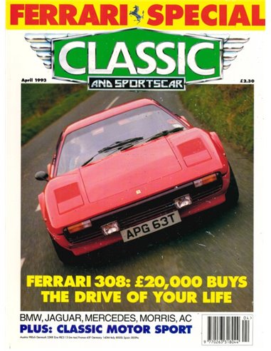 1993 CLASSIC AND SPORTSCAR MAGAZIN APRIL ENGLISCH