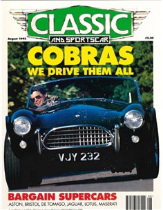 1993 CLASSIC AND SPORTSCAR MAGAZINE AUGUST ENGLISH
