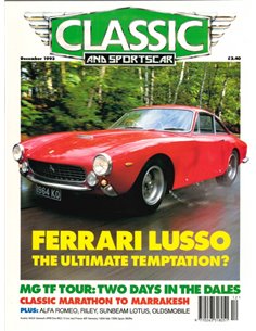 1993 CLASSIC AND SPORTSCAR MAGAZINE DECEMBER ENGELS