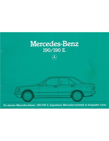 1983 MERCEDES BENZ 190 / 190E PROSPEKT NIEDERLÄNDISCH