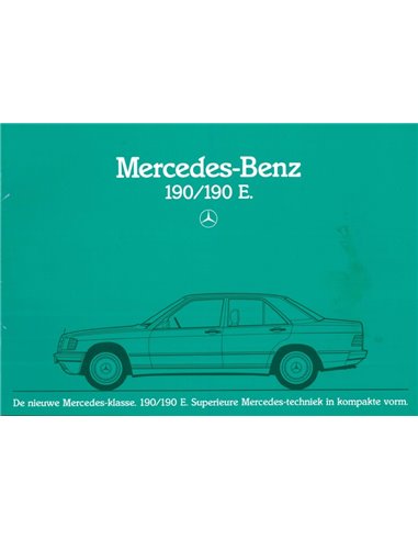 1983 MERCEDES BENZ 190 / 190E BROCHURE DUTCH