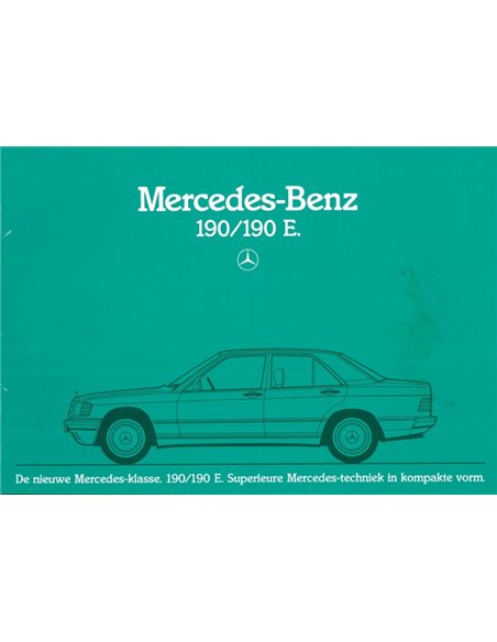 1983 MERCEDES BENZ 190 / 190E PROSPEKT NIEDERLÄNDISCH