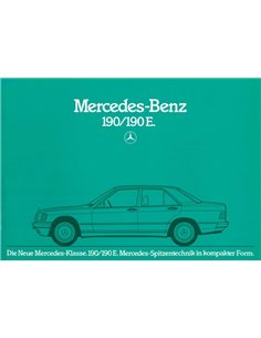 1982 MERCEDES BENZ 190 / 190E BROCHURE DUITS