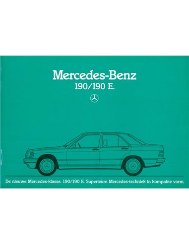 1983 MERCEDES BENZ 190 / 190E PROSPEKT NIEDERLÄNDISCH
