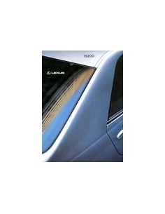 2000 LEXUS IS200 BROCHURE NEDERLANDS