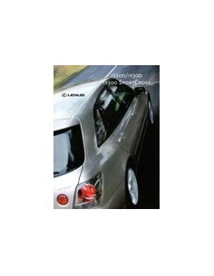 2001 LEXUS IS PROGRAMMA BROCHURE NEDERLANDS