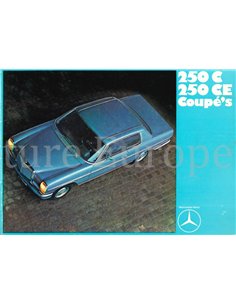 1970 MERCEDES BENZ E KLASSE COUPE BROCHURE NEDERLANDS