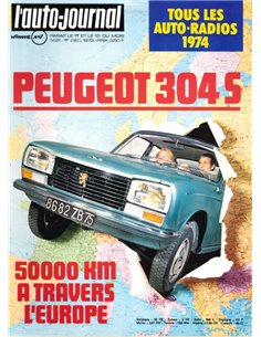 1973 L'AUTO-JOURNAL MAGAZIN 22 FRANZÖSISCH