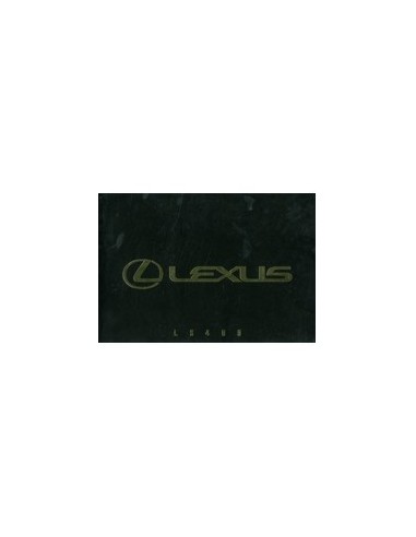 1990 LEXUS LS400 BROCHURE NEDERLANDS
