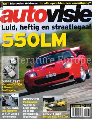 2004 AUTOVISIE MAGAZINE 25 NEDERLANDS