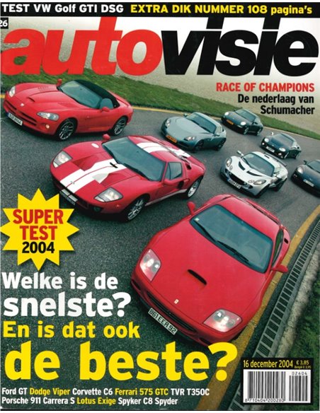 2004 AUTOVISIE MAGAZINE 26 NEDERLANDS