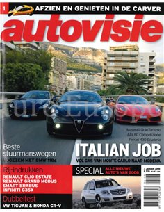 2006 AUTOVISIE MAGAZIN 01 NIEDERLÄNDISCH