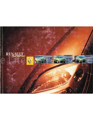 2002 RENAULT SCENIC BETRIEBSANLEITUNG DEUTSCH
