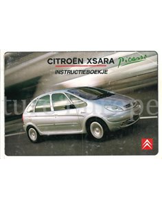 2002 CITROEN XSARA PICASSO INSTRUCTIEBOEKJE NEDERLANDS
