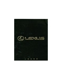 1992 LEXUS LS400 BROCHURE NEDERLANDS