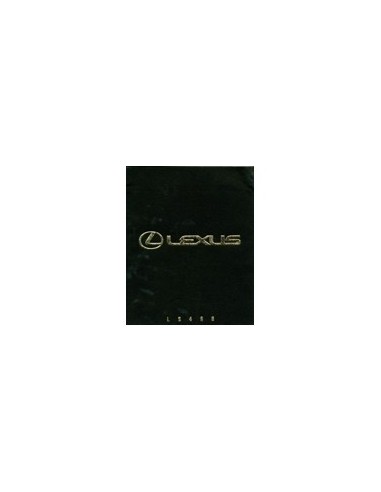 1992 LEXUS LS400 BROCHURE NEDERLANDS