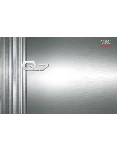 2005 AUDI Q7 BROCHURE FRANS