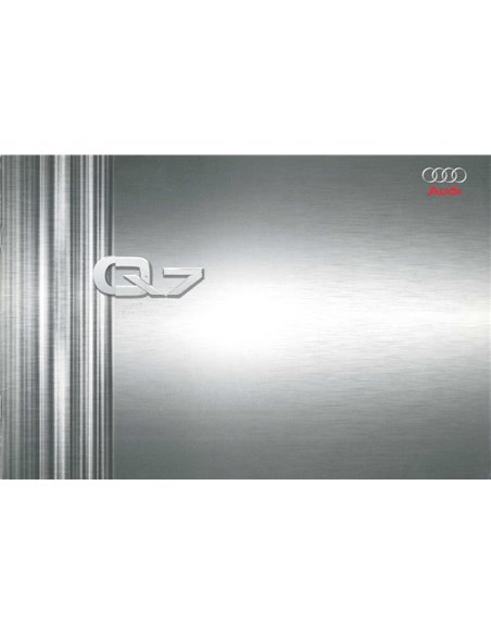 2005 AUDI Q7 BROCHURE FRANS