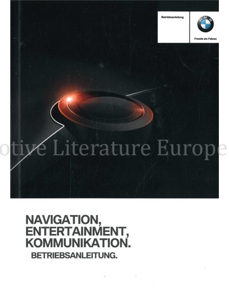 2012 BMW NAVIGATION, UNTERHALTUNG, KOMMUNIKATION BETRIEBSANLEITUNG DEUTSCH