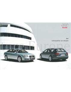 2006 AUDI A4 SALOON / AVANT BROCHURE DUTCH