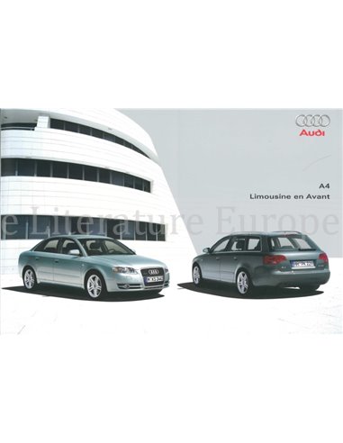2006 AUDI A4 LIMOUSINIE / AVANT PROSPEKT NIEDERLÄNDISCH