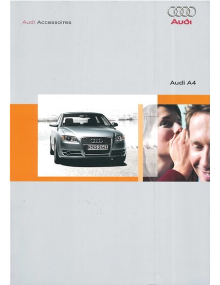 2006 AUDI A4 ACCESSOIRES  PROSPEKT NIEDERLÄNDISCH