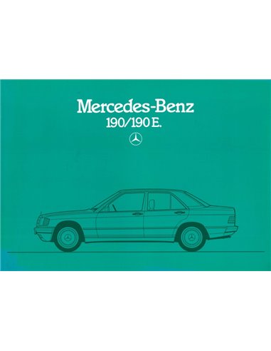 1983 MERCEDES BENZ 190 / 190E BROCHURE DUITS