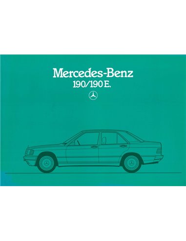 1983 MERCEDES BENZ 190 / 190E BROCHURE GERMAN