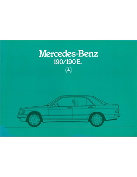 1983 MERCEDES BENZ 190 / 190E PROSPEKT DEUTSCH