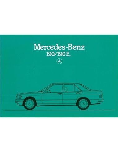 1984 MERCEDES BENZ 190 / 190E BROCHURE ITALIAN