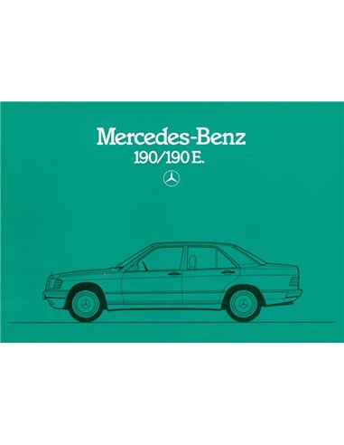 1984 MERCEDES BENZ 190 / 190E PROSPEKT FRANZÖSISCH