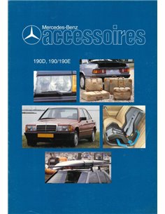 1984 MERCEDES BENZ 190D, 190/190E ACCESSOIRES BROCHURE NEDERLANDS