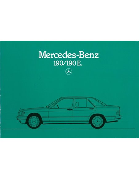 1985 MERCEDES BENZ 190 / 190E BROCHURE NEDERLANDS
