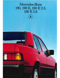 1985 MERCEDES BENZ 190 / 190E PROSPEKT NIEDERLÄNDISCH