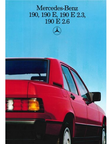 1985 MERCEDES BENZ 190 / 190E BROCHURE DUTCH