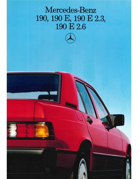 1985 MERCEDES BENZ 190 / 190E BROCHURE NEDERLANDS