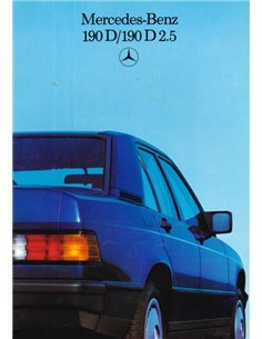 1985 MERCEDES BENZ 190D BROCHURE NEDERLANDS