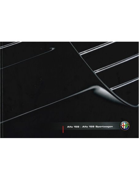 2007 ALFA ROMEO 159 & SPORTWAGON BROCHURE NEDERLANDS