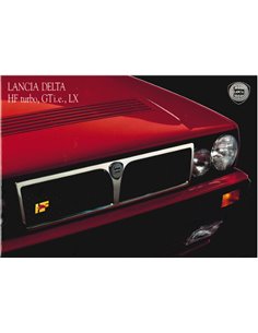 1992 LANCIA DELTA BROCHURE ITALIAN
