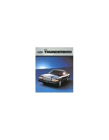 1982 FORD THUNDERBIRD BROCHURE ENGELS
