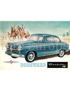 1955 BORGWARD ISABELLA TS BROCHURE DUITS