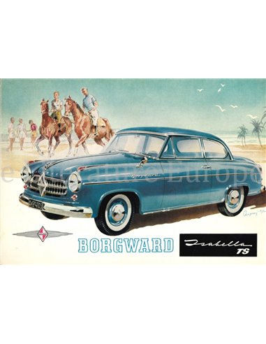 1955 BORGWARD ISABELLA TS PROSPEKT DEUTSCH
