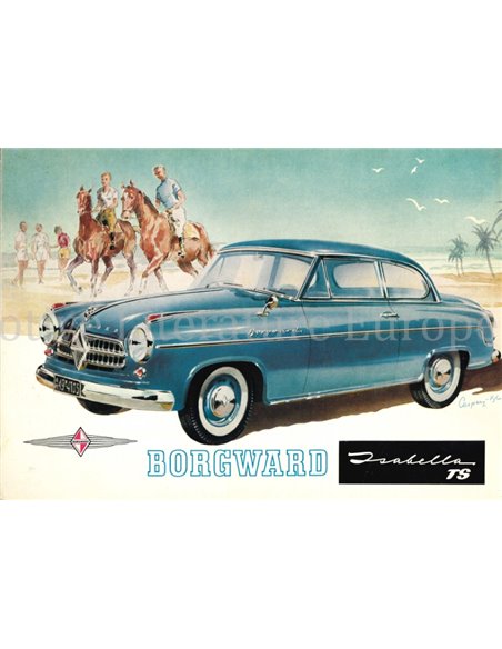 1955 BORGWARD ISABELLA TS BROCHURE GERMAN