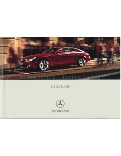 2005 MERCEDES BENZ CLS BROCHURE HARDCOVER DUITS