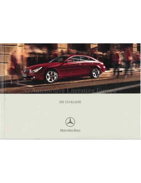 2005 MERCEDES BENZ CLS PROSPEKT HARDCOVER DEUTSCH