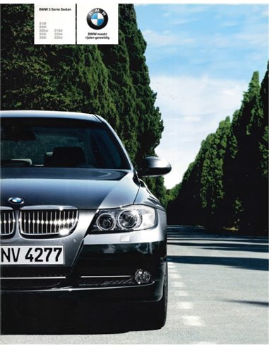 2006 BMW 3 SERIE SEDAN BROCHURE NEDERLANDS