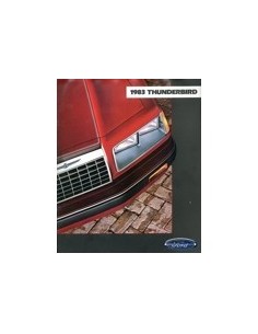 1983 FORD THUNDERBIRD BROCHURE ENGELS