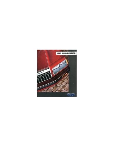 1983 FORD THUNDERBIRD BROCHURE ENGELS