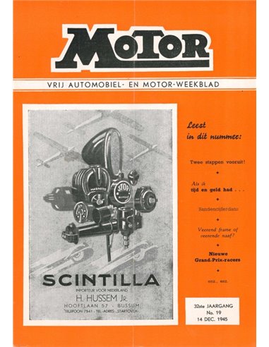 1945 MOTOR MAGAZIN 19 NIEDERLÄNDISCH
