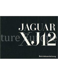 1972 JAGUAR XJ12 INSTRUCTIEBOEKJE DUITS